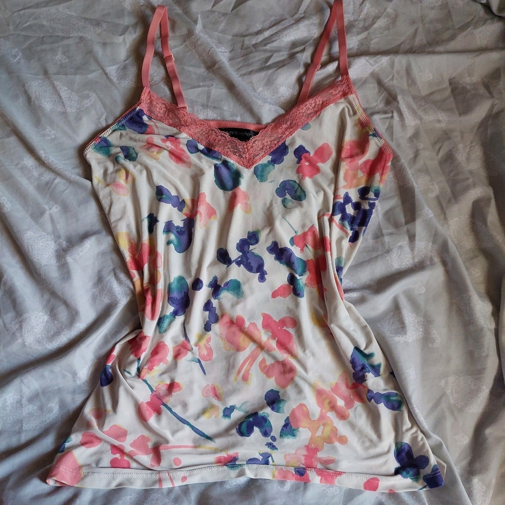 Peachy Lace Cami Top